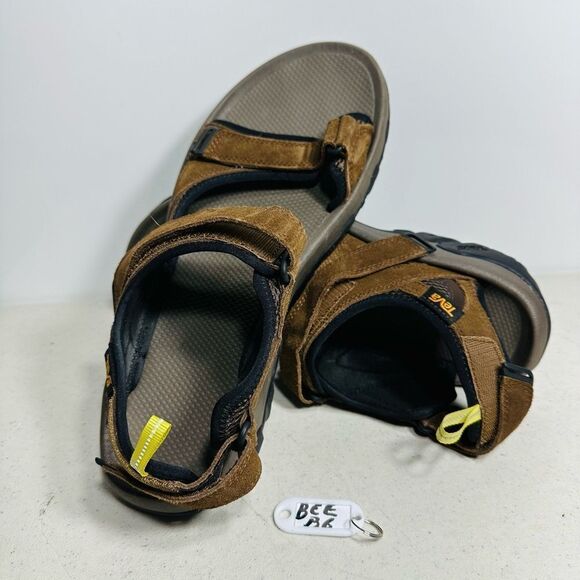 Teva Brown Sandals with Yellow Accents - Picture 1 of 8